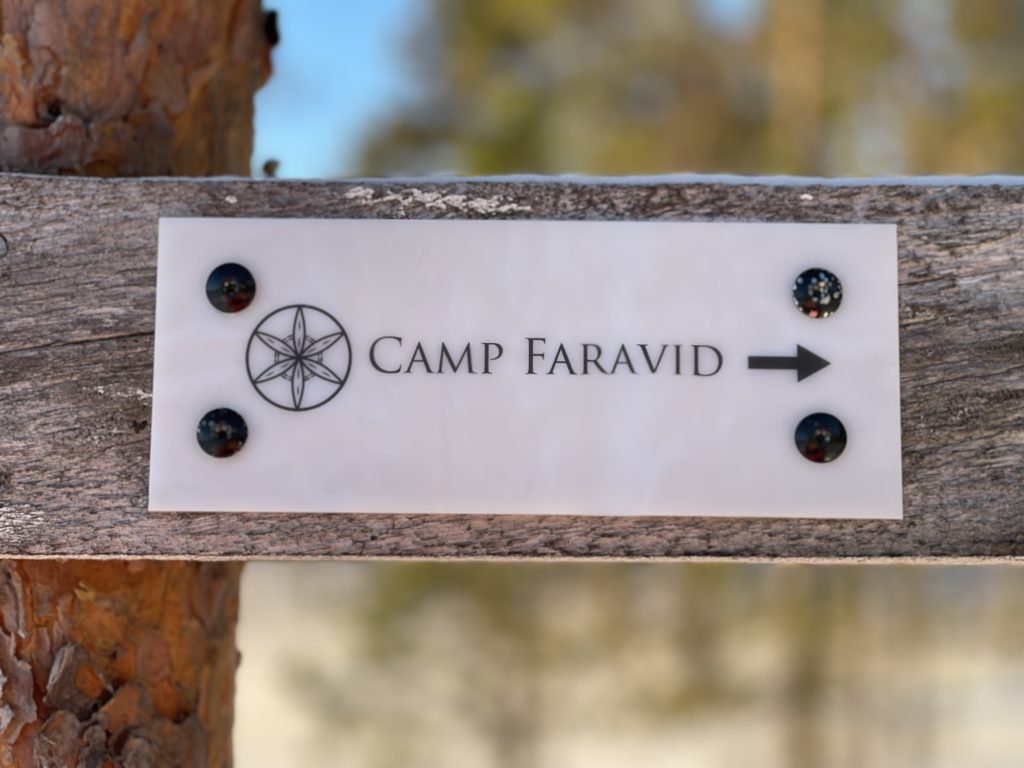 Camp Faravid en laponie suédoise près de Karesuando