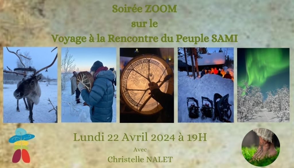 Soirée ZOOM avril Voyage à la rencontre du peuple sami avec christelle NALET