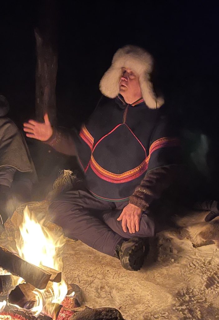 Peter Fourbears Armstrand, Chaman Sami de Laponie