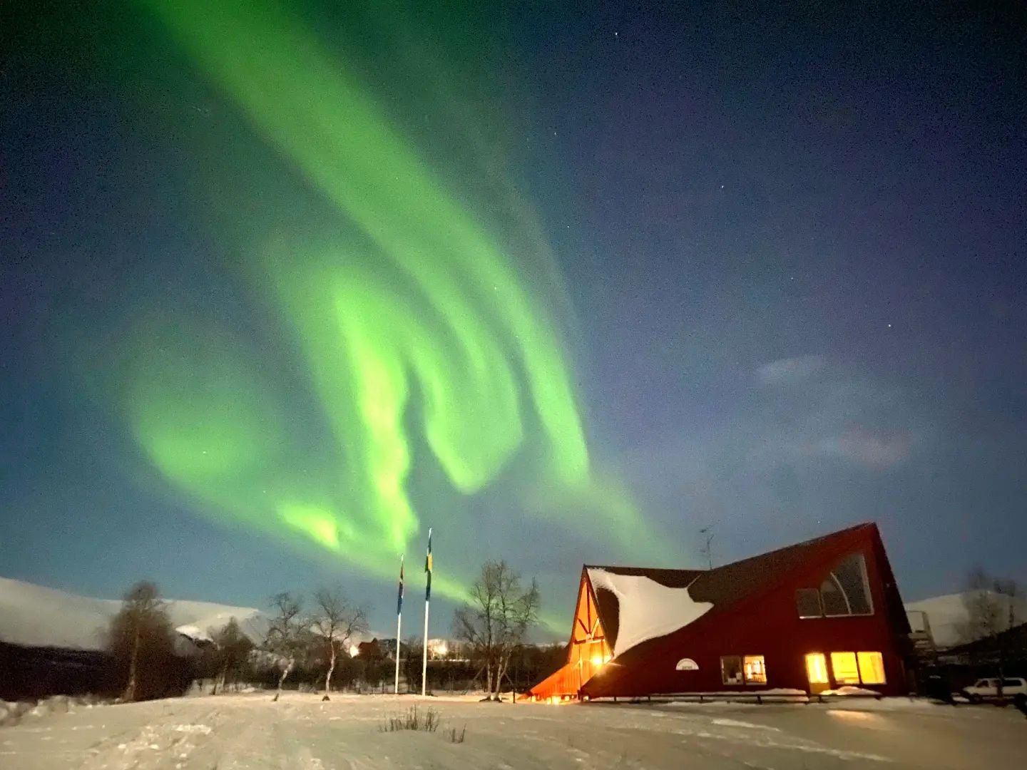 hébergement l'hiver à Nikkaluokta Sarri AB