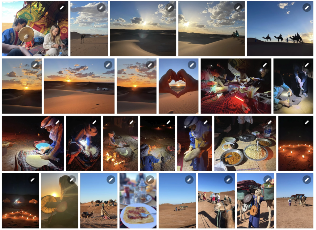 Album Photo voyage au Sahara dans le désert marocain