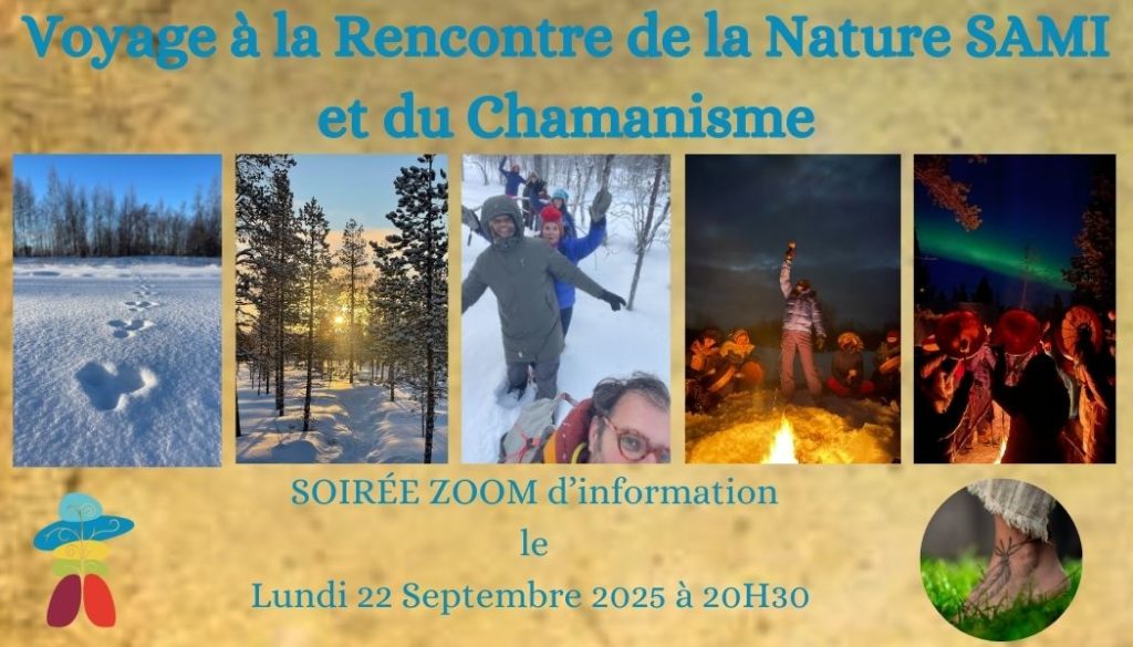 Soirée ZOOM de présentation voyage en laponie suédoise avec christelle nalet