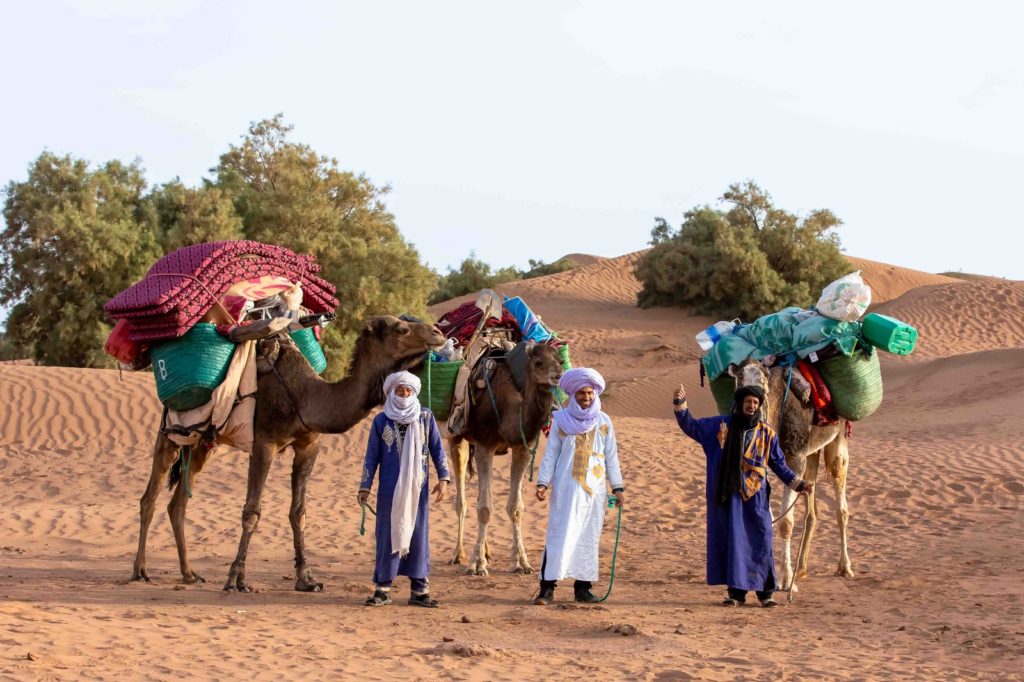 séjour dans le désert marocain avec l'oiseau du désert