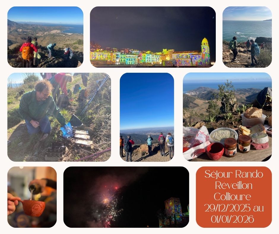 Séjour Randonnée Réveillon à Collioure avec l'agence de trekking La balaguère