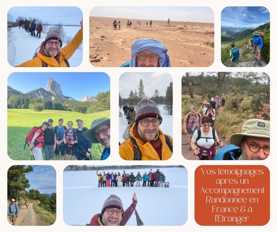 Vos témoignages après un Accompagnement Randonnée en France & à l’Étranger