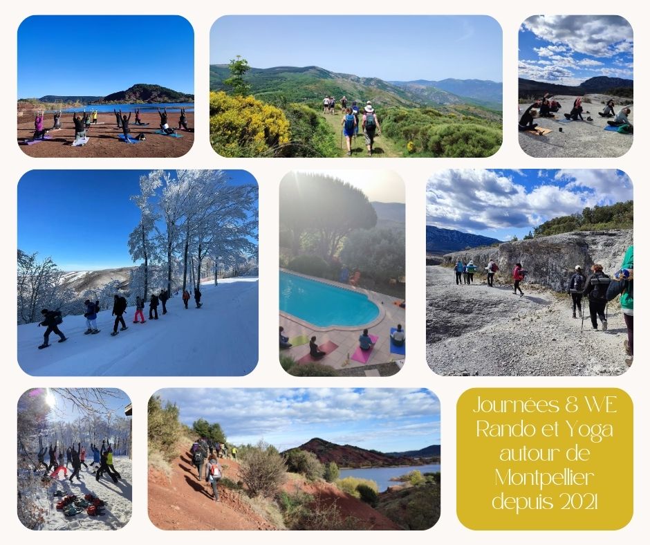 journées Rando et Yoga : Raquettes à Neige Yoga autour de Montpellier