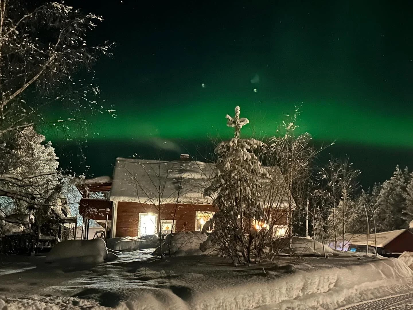 camping de Sandsjögården en laponie suédoise