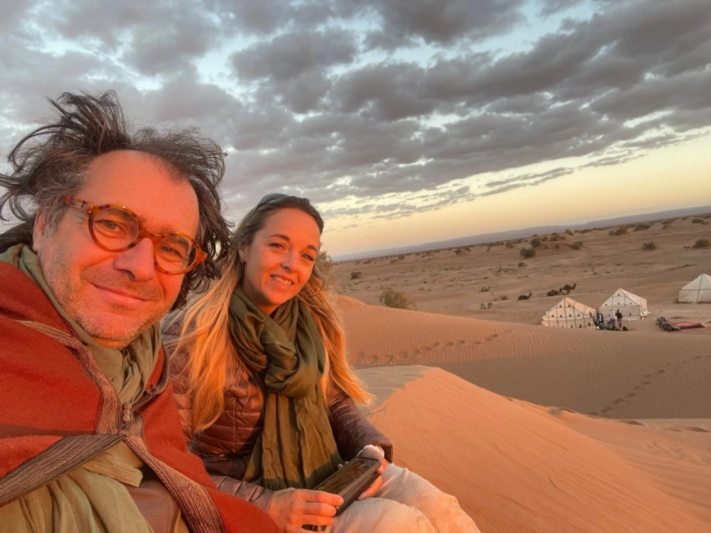 Christelle Nalet et Michaël ROUHAUD vous accompagne dans le désert marocain pour un voyage initiatique