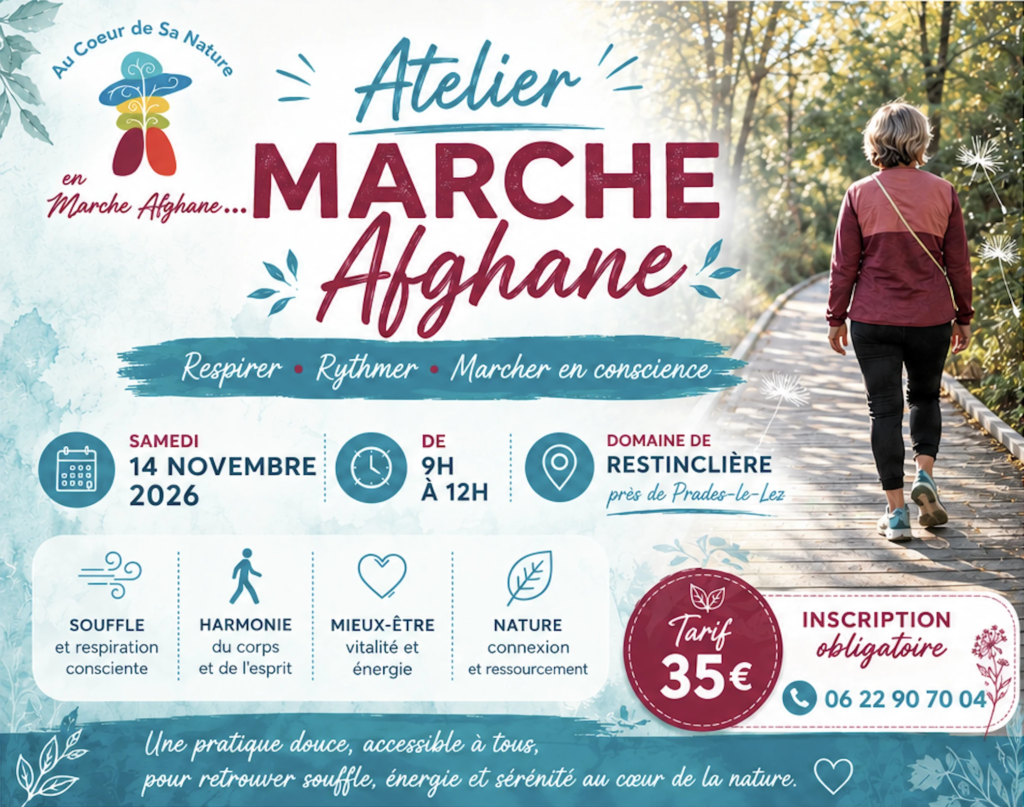 atelier decouverte marche afghane montpellier