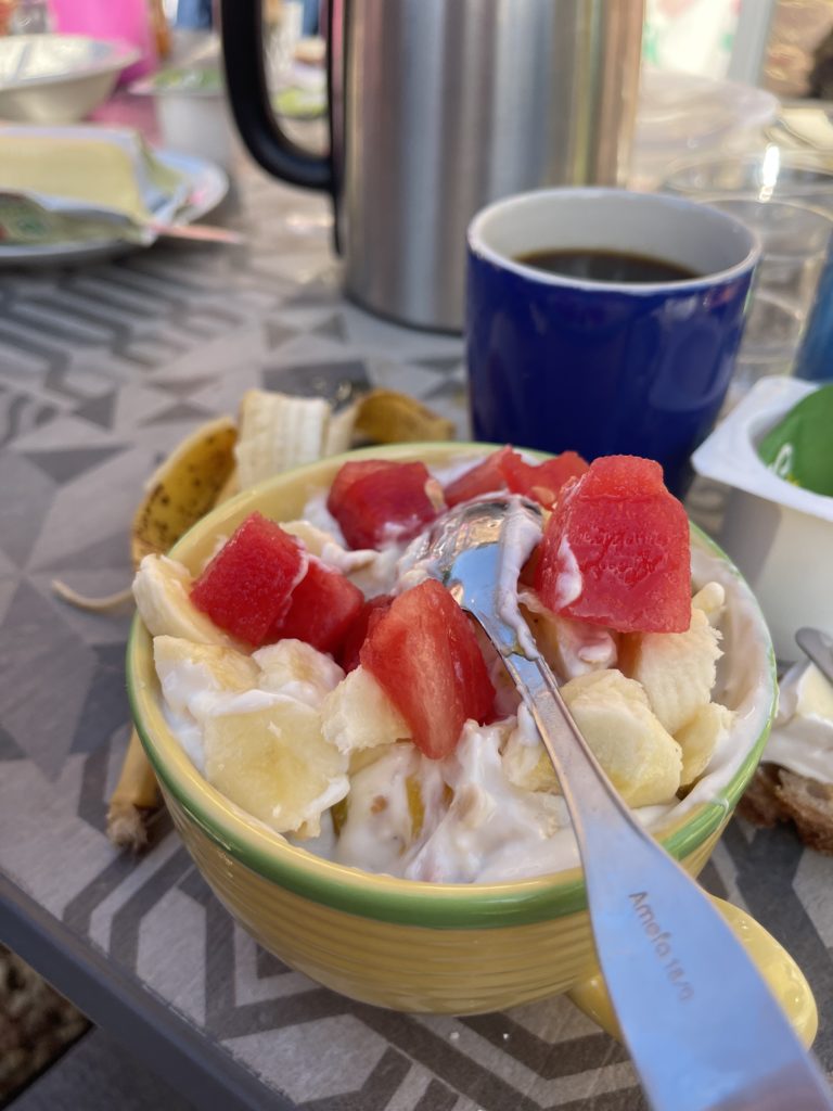 Petit Déjeuner séjour ando et yoga à Brocéliande