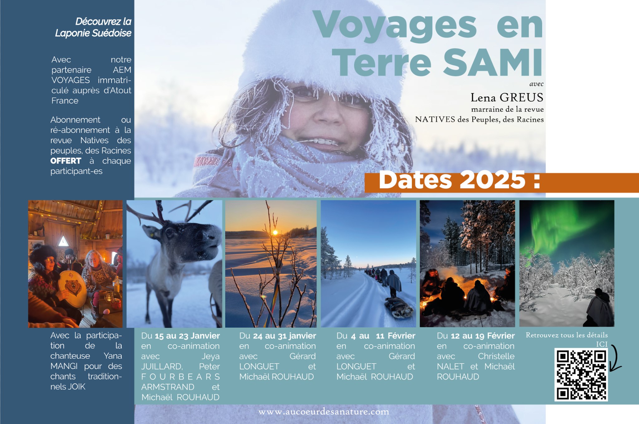 4 voyages en terre sami avec Lena GREUS chamane SAME