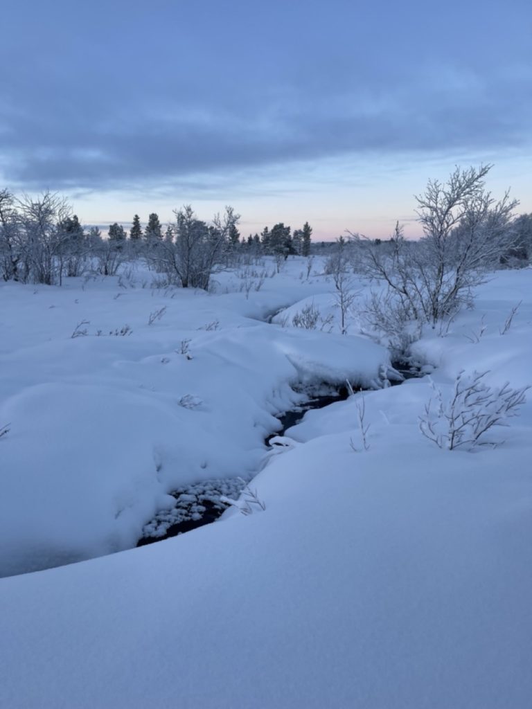 Source sacrée en Laponie Suédoise