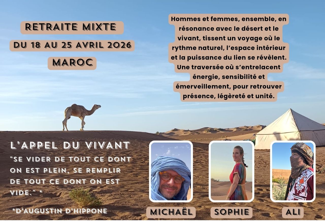 Voyage initiatique et spirituel dans le désert au Maroc avec Ali KHATAR
